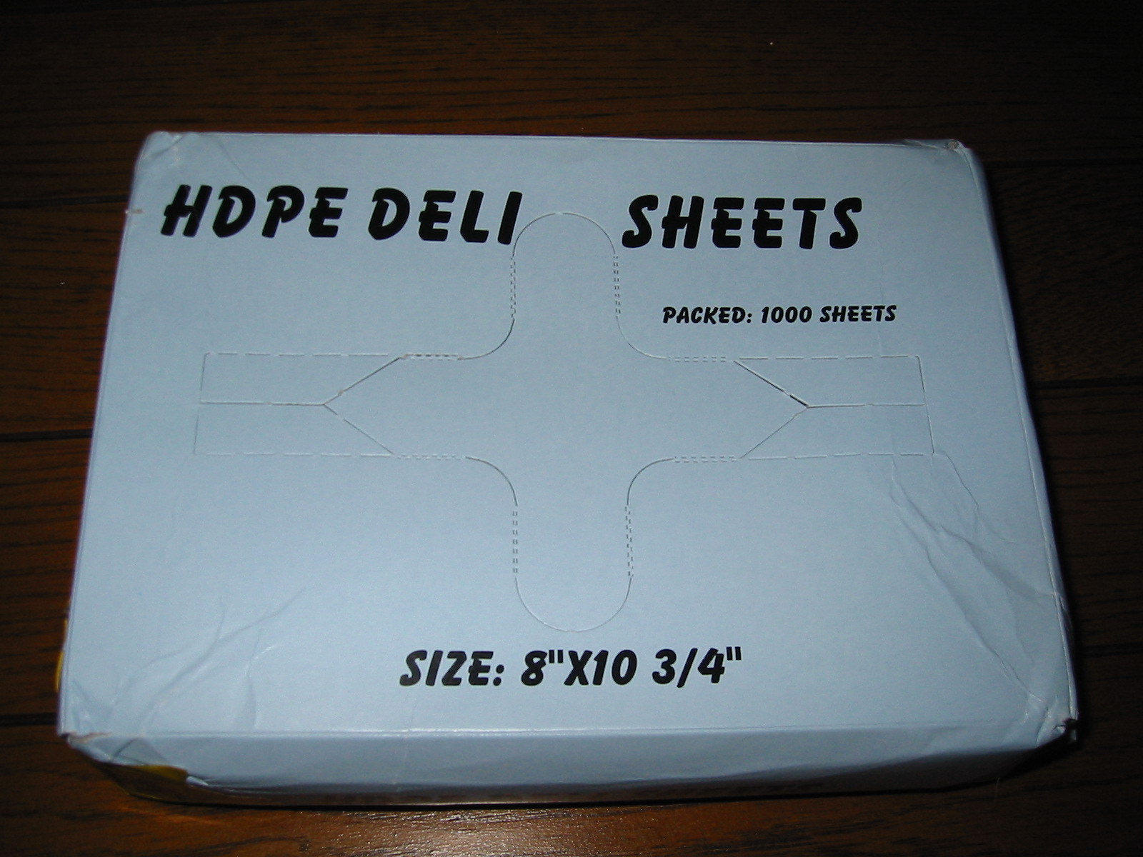 deli sheet