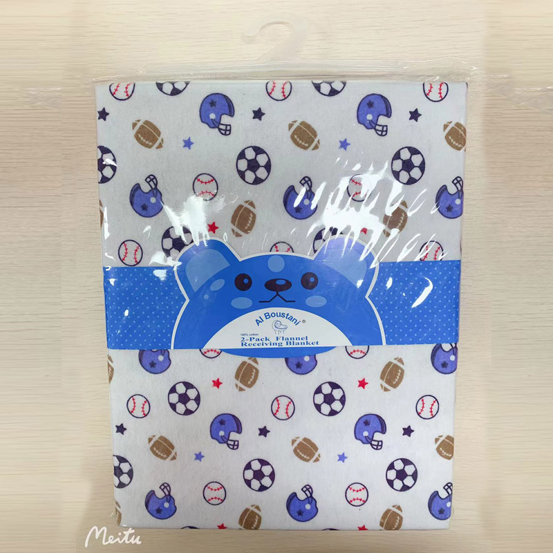 Flannel baby blanket