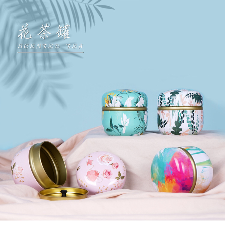 Scented Gifts Natural Soy Wax Candle set for Women Portable Travel Candle Tin Fragrance