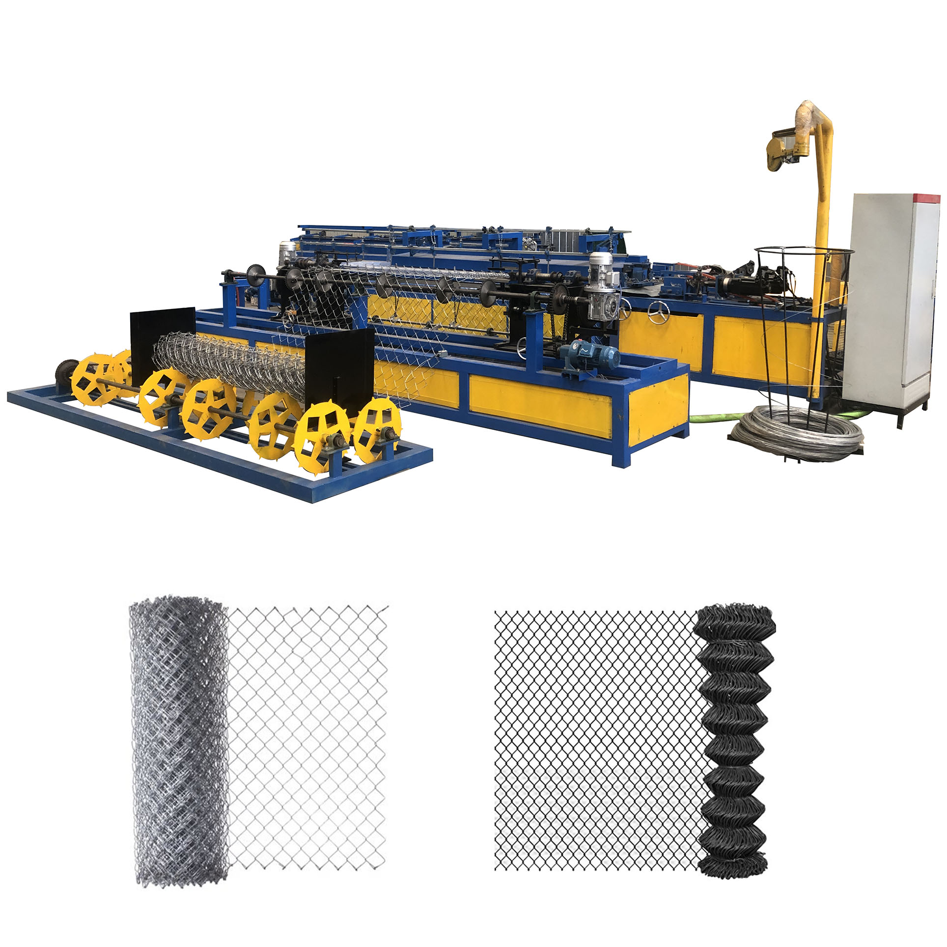 chain link fencing machine